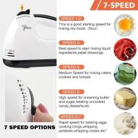 Con 7 velvidades, multifuncional, para Batir Née, crema, comida, masa para pasteles. - details 9