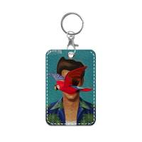 Porta Tarjetas De Acceso Y Llavero De Cuero A-Ace Ventura Película Comedia Hombre Mujer Estilo Clásico Cartoon - details 6