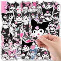 Pegatinas Anime Sanrio Kuromi 10/30/50pcs Decoración Para Laptop Teléfono Scrapbook Y Maleta Adhesivos De Dibujos Animados Para Niños Juguetes - details 2