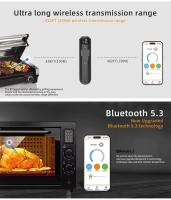 Termómetro De Cocina Inalámbrico Bluetooth Probing Cerámica IP67 Impermeable Pantalla Digital Para Horno Cocción De Carne Y BBQ - details 2