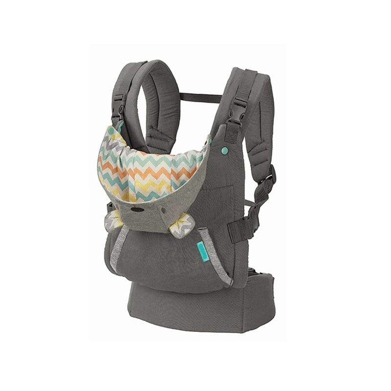 Correa de Bebé portáil, soporte frontal y asiento para hombro, mochila, taburete de Giro, suministro de viaje, color gris, tamaño libre