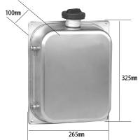 Tanque De Combustible De 7L Acero Inoxidable Para Mayoría De Coches SUV Almacenamiento De Gasolina Aceite Adecuado Para Automóviles Y Camiones Tamaño 325x265mm - details 5