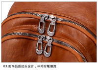Mochipa de cuero estilo Korean, mochila de gran capacidad A LA Moda para Mujer, Bolso de hombro, mochila de viaje, Bolso de Mujer - details 28