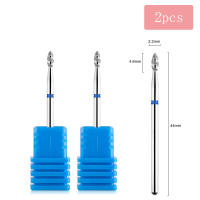 2pcs TP Bit De Uñas De Diamante Torbellino Para Broca De Taladro Y Pulidora Eléctrica Herramientas De Pedicura Corte De Acero Inoxidable - details 7