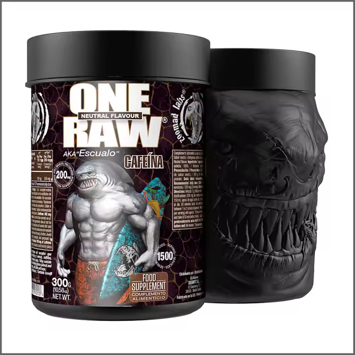 ONE RAW Cafeina 300 gr Neutral Flavour ZOOMAD LABS - 1