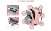 Mochila Viaje Cabina Avion para Ryanair maletas de viaje cabina avion Bolsa de Cabina 43x30x20 para EasyJet Equipaje de Mano Cabina Avion Mochila de Senderismo Mochila para Wizzair - details 2