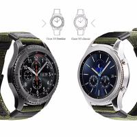 Correa De Nylon Para Samsung Galaxy Watch 3 4 5 pro 46mm Ancho 22mm 20mm Compatible Con Amazfit Correa Tejida De Nylon Para Reloj - details 2