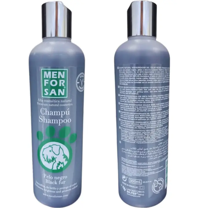 Menforsan Champu intensificador color negro 300ml - 1