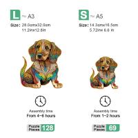 Rompecabezas De Madera Personalizado Labrador 3D Juguete Educativo Para Niños Y Adultos Regalo De Juego De Rompecabezas - details 3