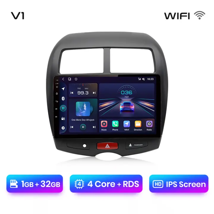 Junsun Android 13 Radio Para Mitsubishi ASX 1 2010 2011 2012 2013 2014 2015 2016 DSP Navegación GPS Reproductor Multimedia 2 DIN Inalámbrico CarPlay Android Auto Radio - 1