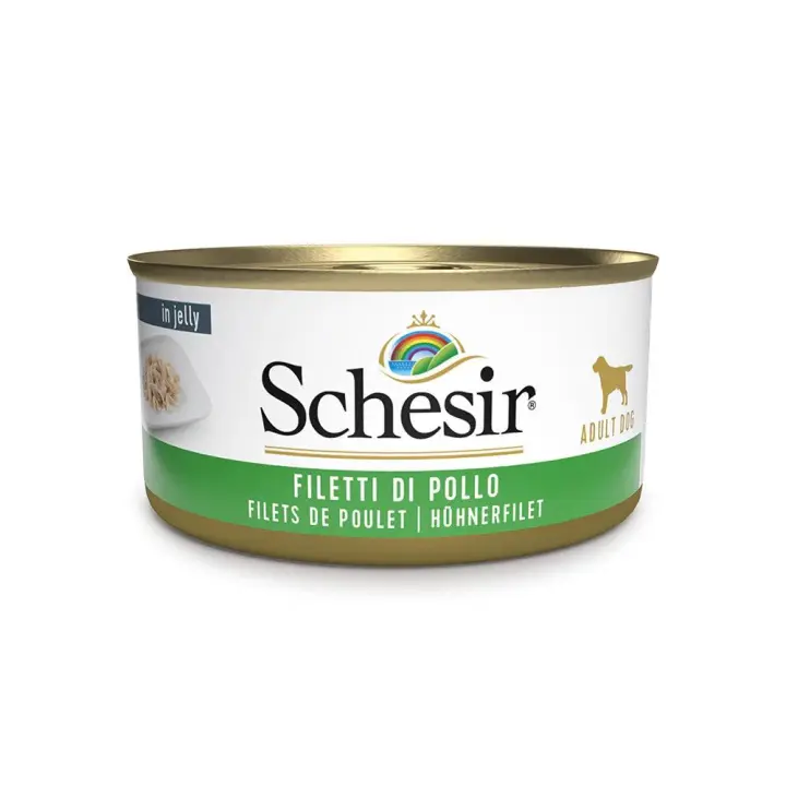 Schesir Filetes de pollo en gelatina 10x150 gr - 1