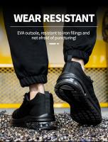 Nuevos Estilos De Botas De Seguridad Para Hombres Con Punta De Acero Antideslizantes Zapatillas De Trabajo Indestructibles Para Senderismo - details 8