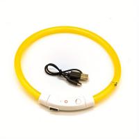 Collar De Brillo Para Perros Ajustable Recargable Por USB Seguridad Nocturna Collar Luminoso Para Paseos Nocturnos - details 8