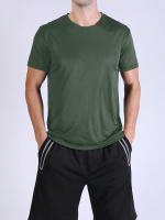 5PCS Camiseta Deportiva Para Hombre De Color Sólido Ultraligera Secado Rápido Transpirable Para Entrenamiento Fitness Running Gimnasio - details 8