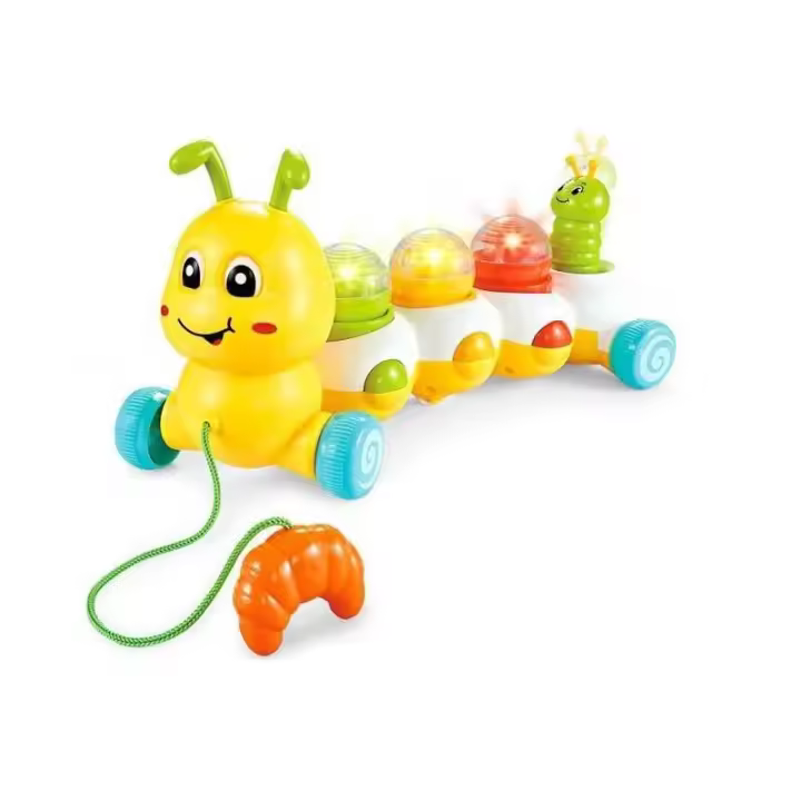 GUSANO ARRASTRE INFANTIL LUZ Y SONIDO DE PANRITOS - 1
