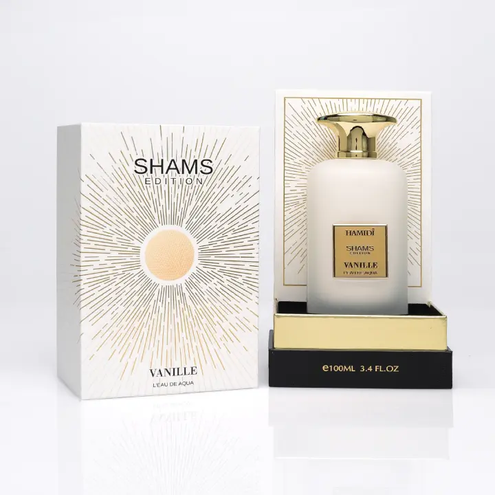 Perfume Arabe HAMIDI SHAMS EDITION VANILLA L`EAU AQUA 100ml - 1
