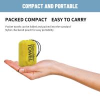 Bolsa Redonda De Viaje Al Aire Libre Toalla Absorbente Rápida Secado Ligera Portátil Para Playa Correr - details 1