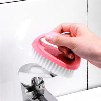 Cepillo De Limpieza Multifuncional Colorido Con Mango Ergonómico Y Pincel Antideslizante Ideal Para Baño Cocina Azulejos Piso - details 4