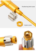 Sujeta De Rosca Ajustable AXI Conjunto De Llaves Herramientas De Taponado Para Bisagra De Bicicleta Reparación De Bicicletas Herramienta De Trabajo - details 8