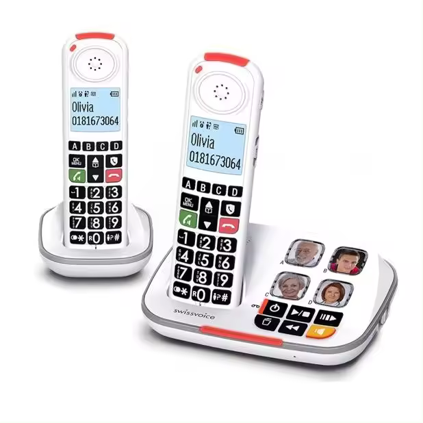 Teléfono Inalámbrico Swissvoice Xtra 2355 DUO Teclas Grandes - 1
