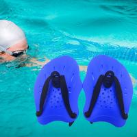 1 Par De Palas De Entrenamiento De Natación Guantes De Snorkel Y Escuba Diving Ajustables Con Correas De Silicona Para Deportes Adultos - details 14