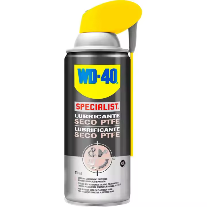 Wd-40 34382 Lubricante Seco 400ml Gris Lubricantes - 1