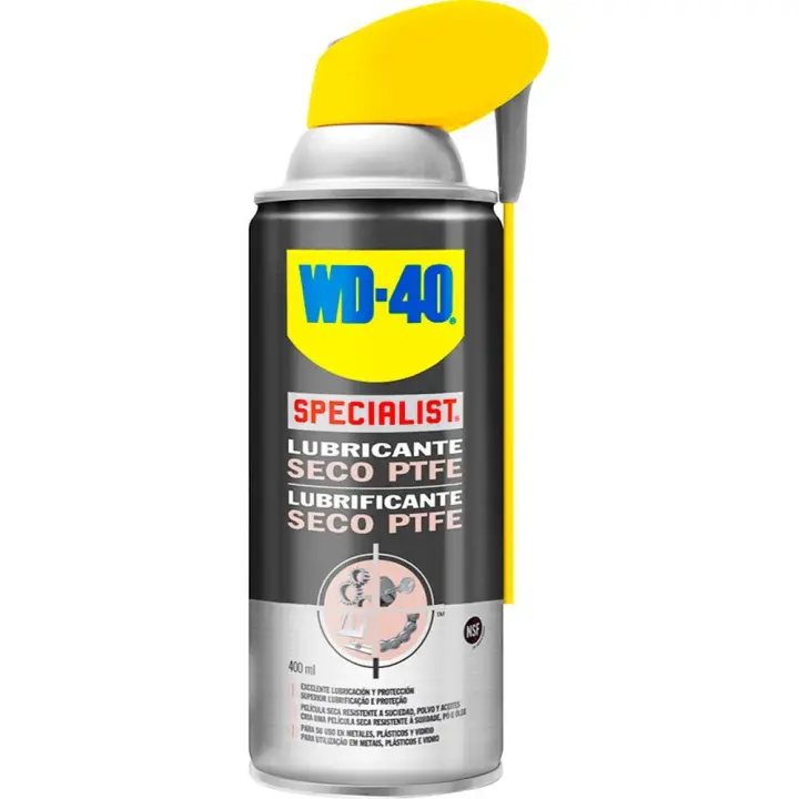 Wd-40 34382 Lubricante Seco 400ml Gris Lubricantes - 1