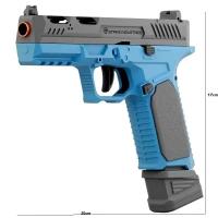 Pistola G17 De Juguete Con Ejection De Cargador Disparo Continuo Retroceso De Bala Regalo De Cumpleaños Y Navidad Para Niños Material Plástico - details 5