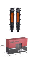 Pedal De Bicicleta BOLANY De Aleación De Aluminio Reflectante Antideslizante Con 11 Uñas Ultraligero De 2 Rodamientos Para MTB Y Ciclismo - details 8