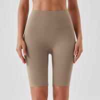 Shorts De Yoga Para Mujer Cintura Alta Transpirables Suaves Y Tensos Leggings De Gimnasio Cortos De Ciclismo Deportivos - details 56