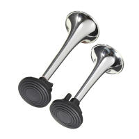 2PCS Bocina De Aire Negra Doble Freno Tubo Para Coche Camión Tren Barco Herramientas De Reparación Y Mantenimiento - details 3