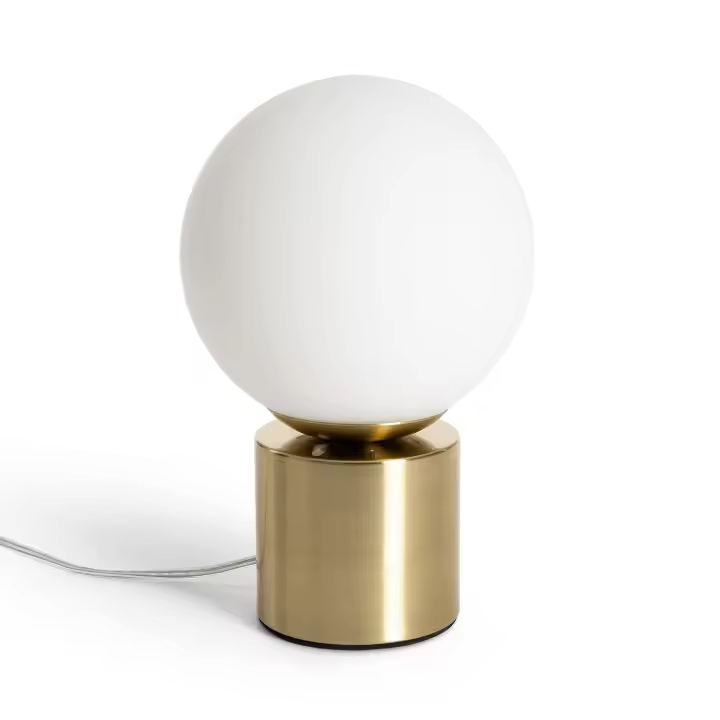 Ledkia Lámpara de Mesa Metal Atenas - Diseño Elegante y Personalizable - 1