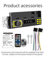 Reproductor De Radio Para Coche 1Din MP3 Bluetooth USB TypeC TF AUX Con Soporte Para Teléfono Multimedia In-Dash 12V - details 13