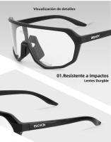 Gafas De Ciclismo Photochromic UV400 Para Hombres Y Mujeres Gafas De Sol Para Deportes Al Aire Libre MTB Y Carretera Gafas De Bicicleta Con Lente De Transición - details 9