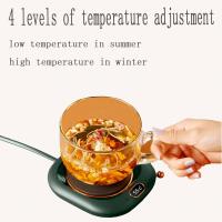 Calentador de café de escritorio con control de temperatura táctil inteligente de cuatro velocidades y temperatura constante, calentador de café para escritorio con apagado automático - details 1