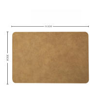 1/4/6pcs Tapetes De Cocina Resistentes Al Calor De Cuero Para Mesa Tapetes Lavables Y Limpiables Para Interior Y Exterior Estilo Japonés - details 6