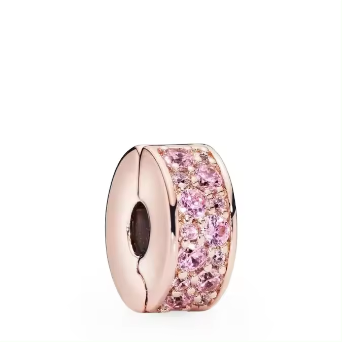 Pandora Clip Rose Elegancia Brillante 781817PCZ - 1