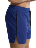 Shorts De Running Para Hombre Estilo Verano Deporte Fitness Malla Secado Rápido Transpirable Entrenamiento Pantalones De Sudor - details 5