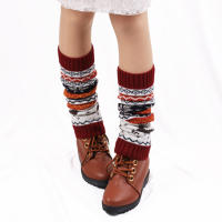 Calentadores De Piernas Navideños Para Mujer Estilo Y2k Aesthetic Punk Lolita Juego De Calcetines De Gasa Cubierta De Botas Harajuku Tejidos De Algodón Blends - details 3