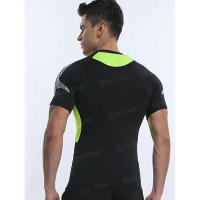 Camiseta De Compresión Para Hombres MMA Rashguard Boxeo Camiseta Corta De Entrenamiento En El Gimnasio Fitness Deportes Jiu Jitsu - details 12