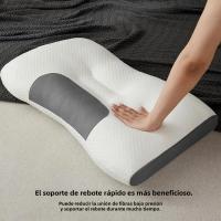 Cervical Orthopedic Neck Pillow Help Sleep And Protect The Pillow Neck Household Soybean Fiber Spa Massage Pillow For Sleeping - details 1