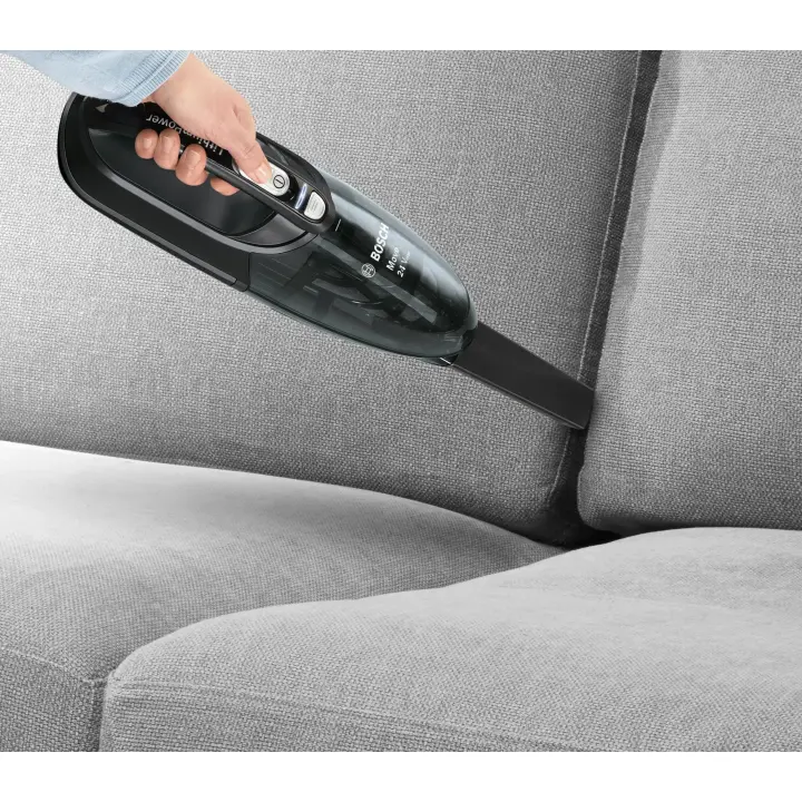 Bosch - Aspiradora de mano inalámbrica BHN24L Move Lithium 24Vmax sin bolsa, 2 niveles de succión y depósito de 0,3 L para limpieza rápida en coche, sofás y escaleras - 1