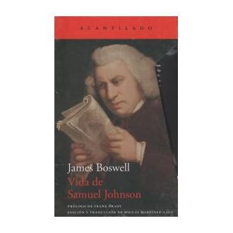 Libro Vida de Samuel Johnson Boswell Acantilado