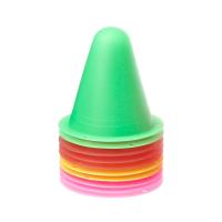 10 Pcs Marcadores De Patinaje En Ruedas Conos De Marcado Para Fútbol Equipo De Entrenamiento De Slalom Y Pila De Copa PVC - details 5