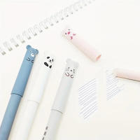 Juego De 26 Bolígrafos De Gel Erasables Panda 0.5mm Recargables Lavables Para Escuela Y Oficina Suministros De Papelería - details 2