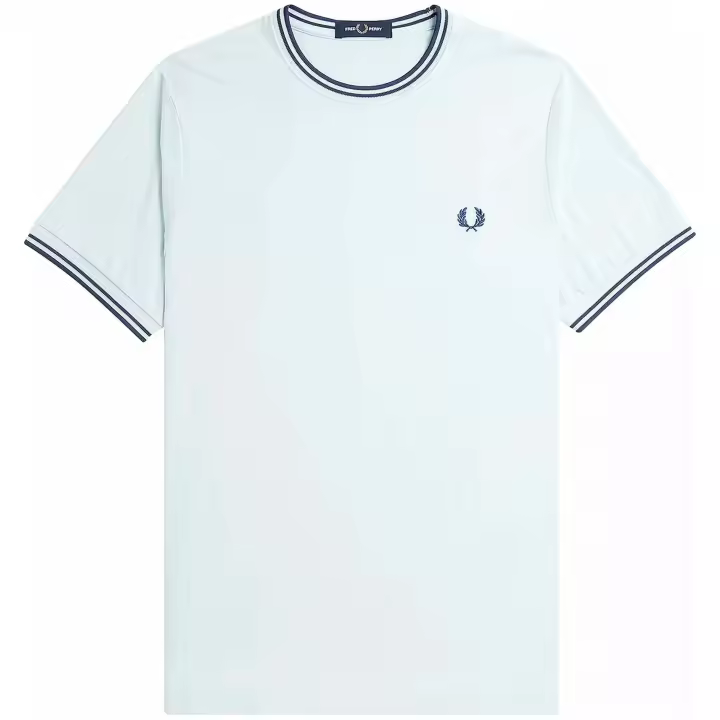 Camiseta de Manga Corta Fred Perry Twin Tipped T-Shirt para hombre en color azul - 1