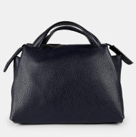 1990s Bolso bandolera para mujer de piel con asas de mano - details 0