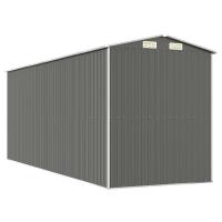 Cobertizo de jardín acero galvanizado gris claro 192x523x223 cm Decoración de muebles de jardín al aire libre - details 5