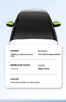 SEAMETAL Cubierta De Nieve Para Coche Con Imán Cubierta Frontal De Ventanas Autónomas Protector Exterior Con Cinta Reflectante - details 4