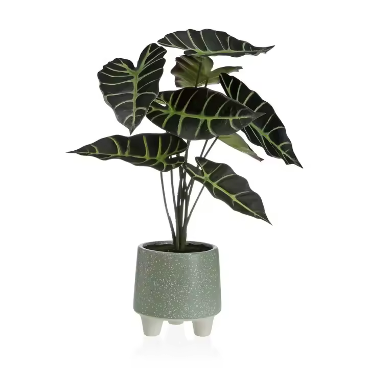Planta Decorativa Versa Metal Cerámica Poliestireno Plástico 30 x 46 x 34 cm - 1